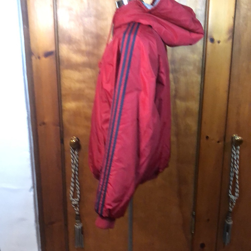 Reversible Adidas Fleece/Nylon Jacket. Size XL. - Picture 4 of 6